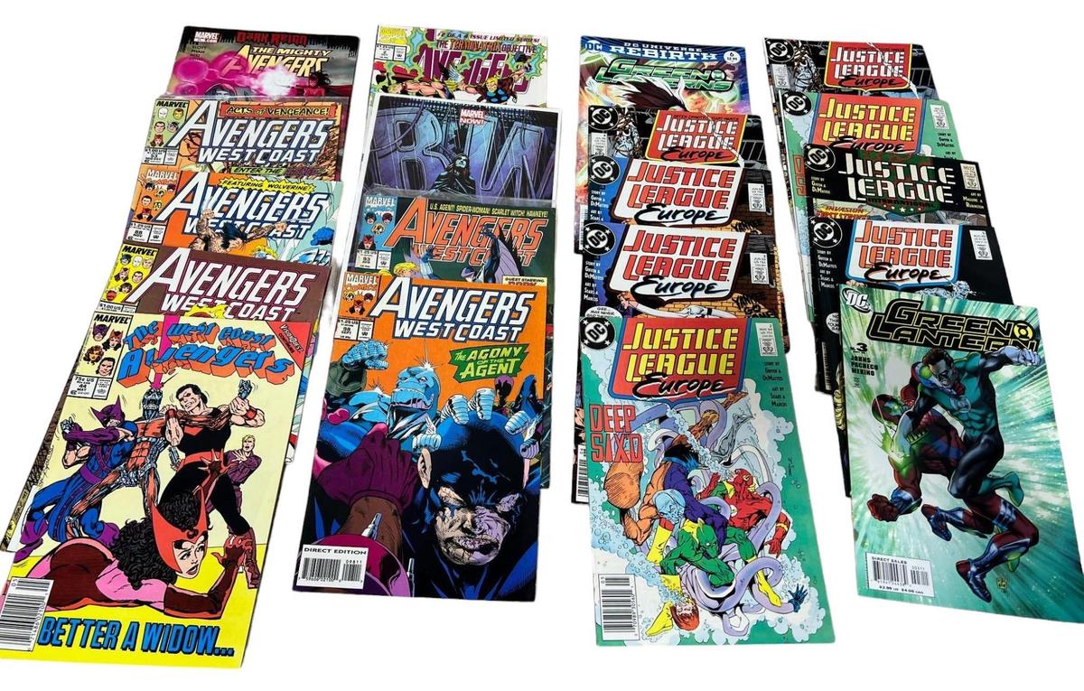 Justice League Europe, West Coast Avengers, Green Lantern and more