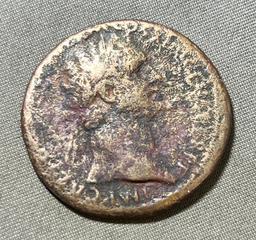 Bronze Roman Imperial Coin, Domitian 870 AD