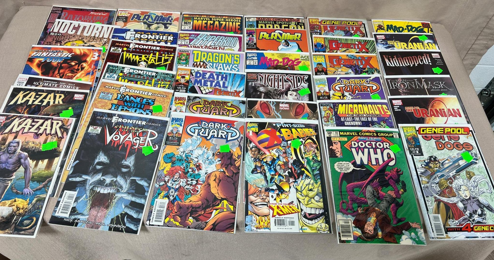 36- Marvel Comics, Doctor Who, Kazar, Voyager and others