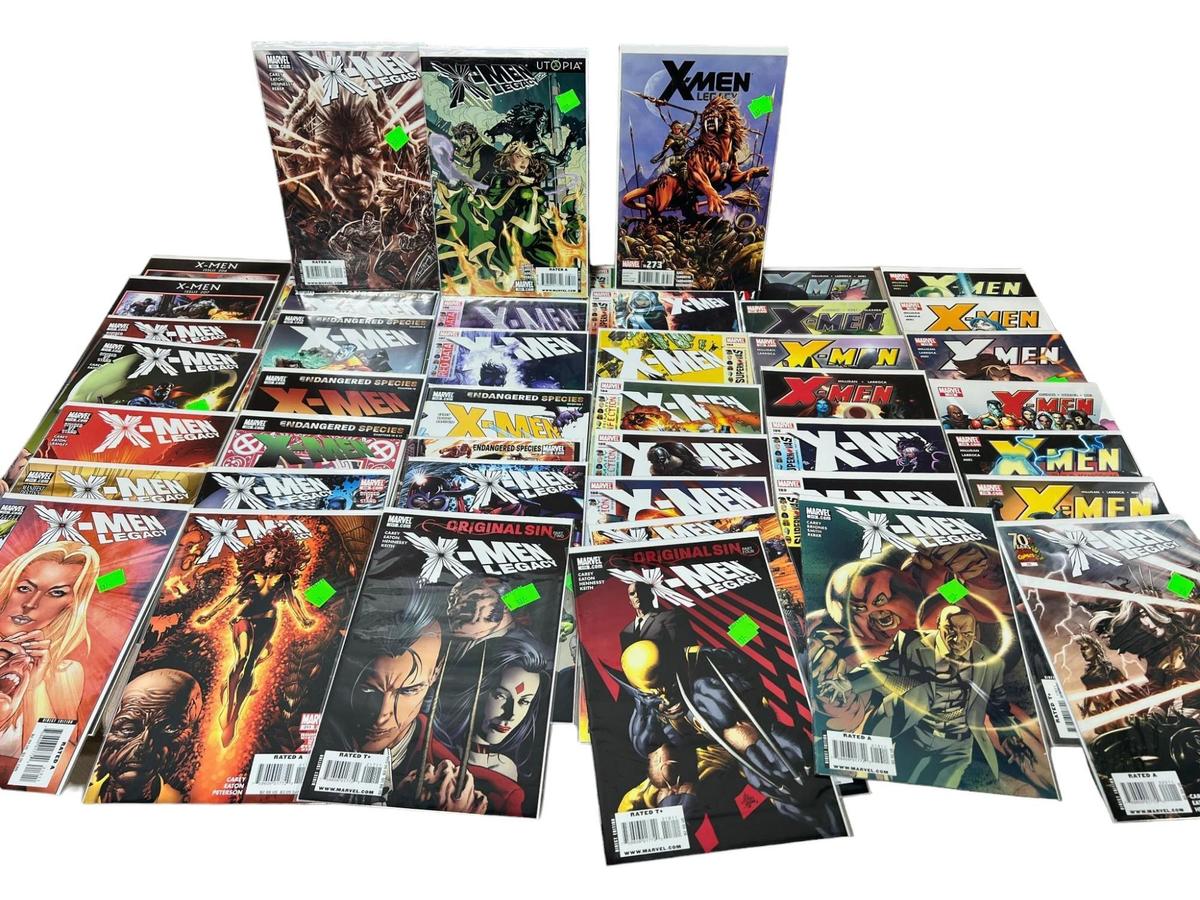 45 X-Men and X-Men Legacy Comic Books