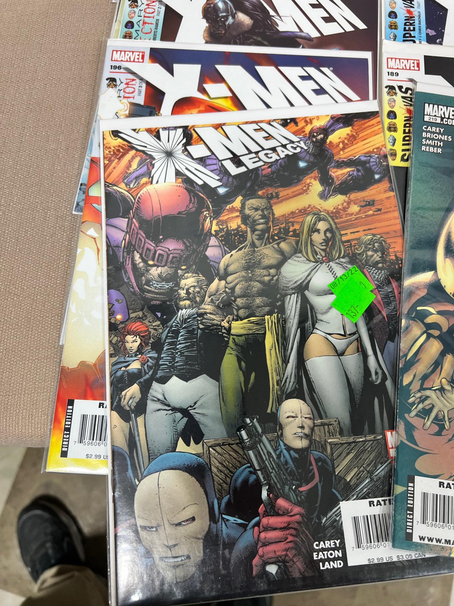 45 X-Men and X-Men Legacy Comic Books