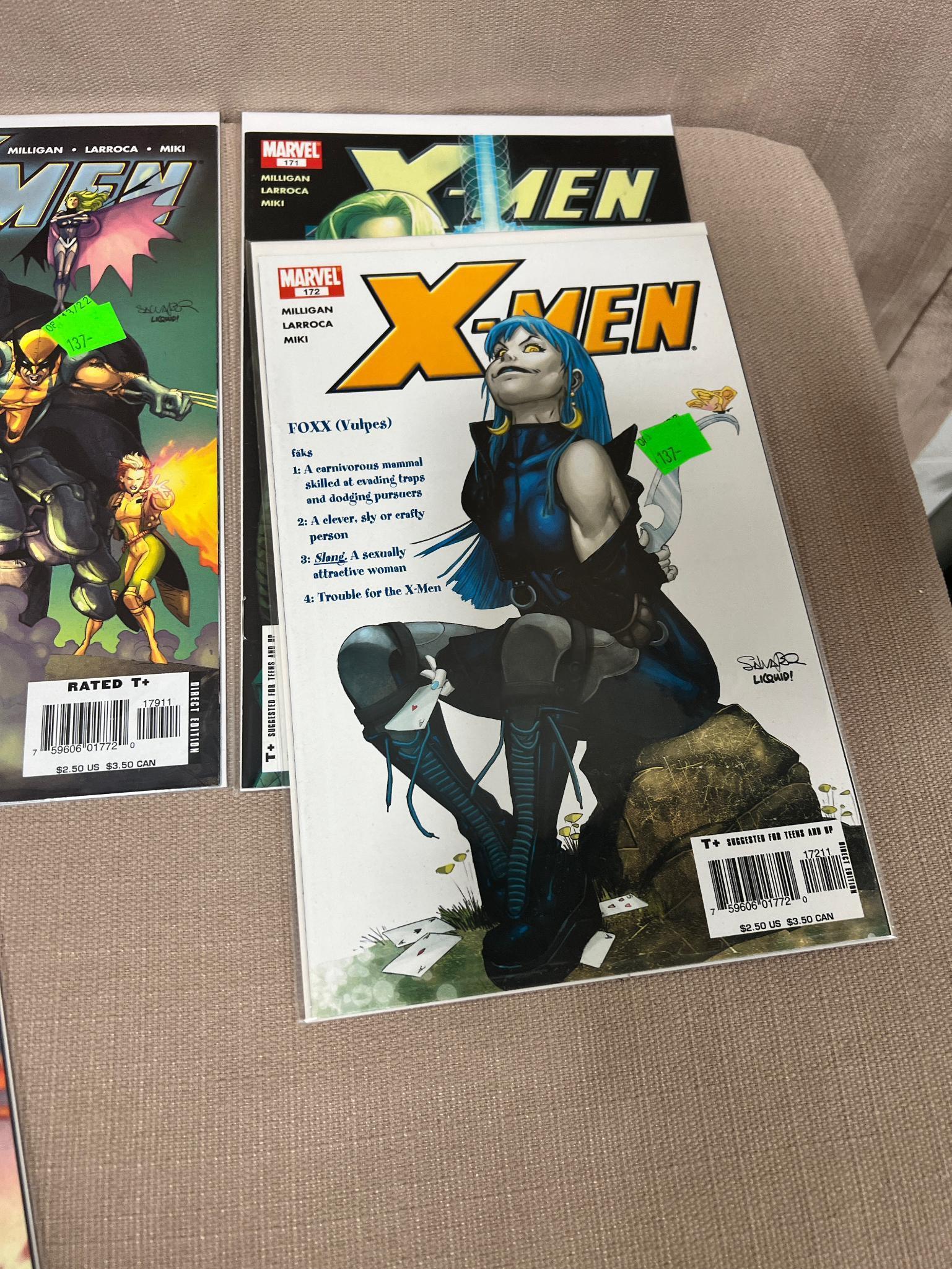 45 X-Men and X-Men Legacy Comic Books