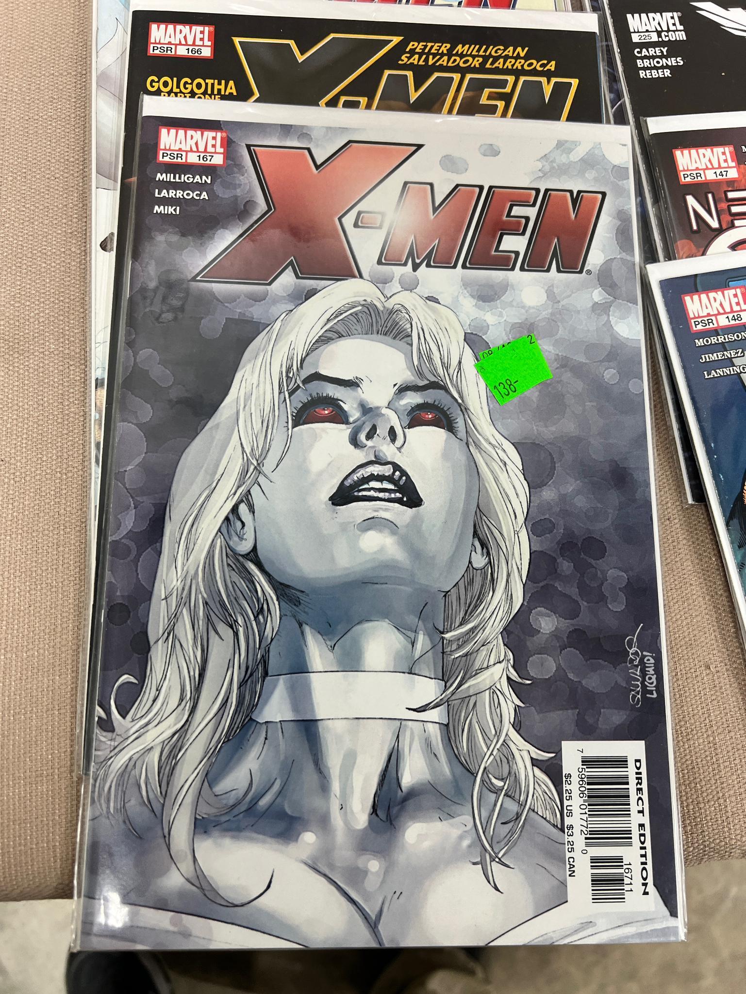 45 X-Men, New X-Men and X-Men Legacy Comic Books