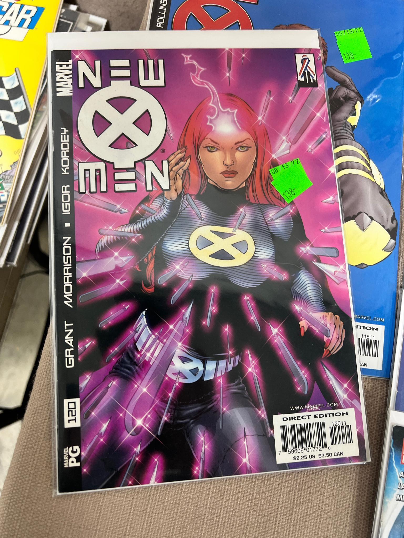 45 X-Men, New X-Men and X-Men Legacy Comic Books