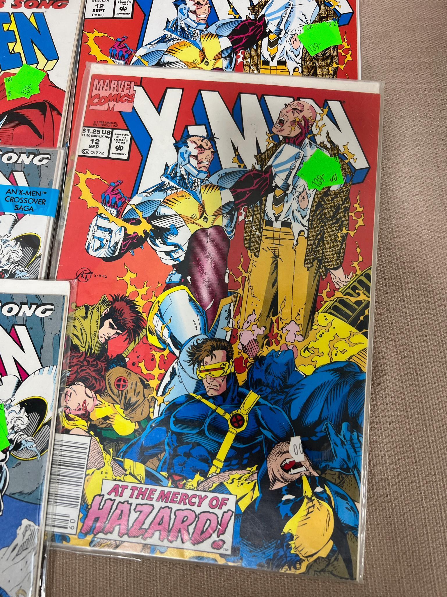 20- X-Men Comics Books Minus 1, 4,5,7,8,(2) 10, 11, (2) 12, 13-15, (2) 16, 17-23, 27, 28