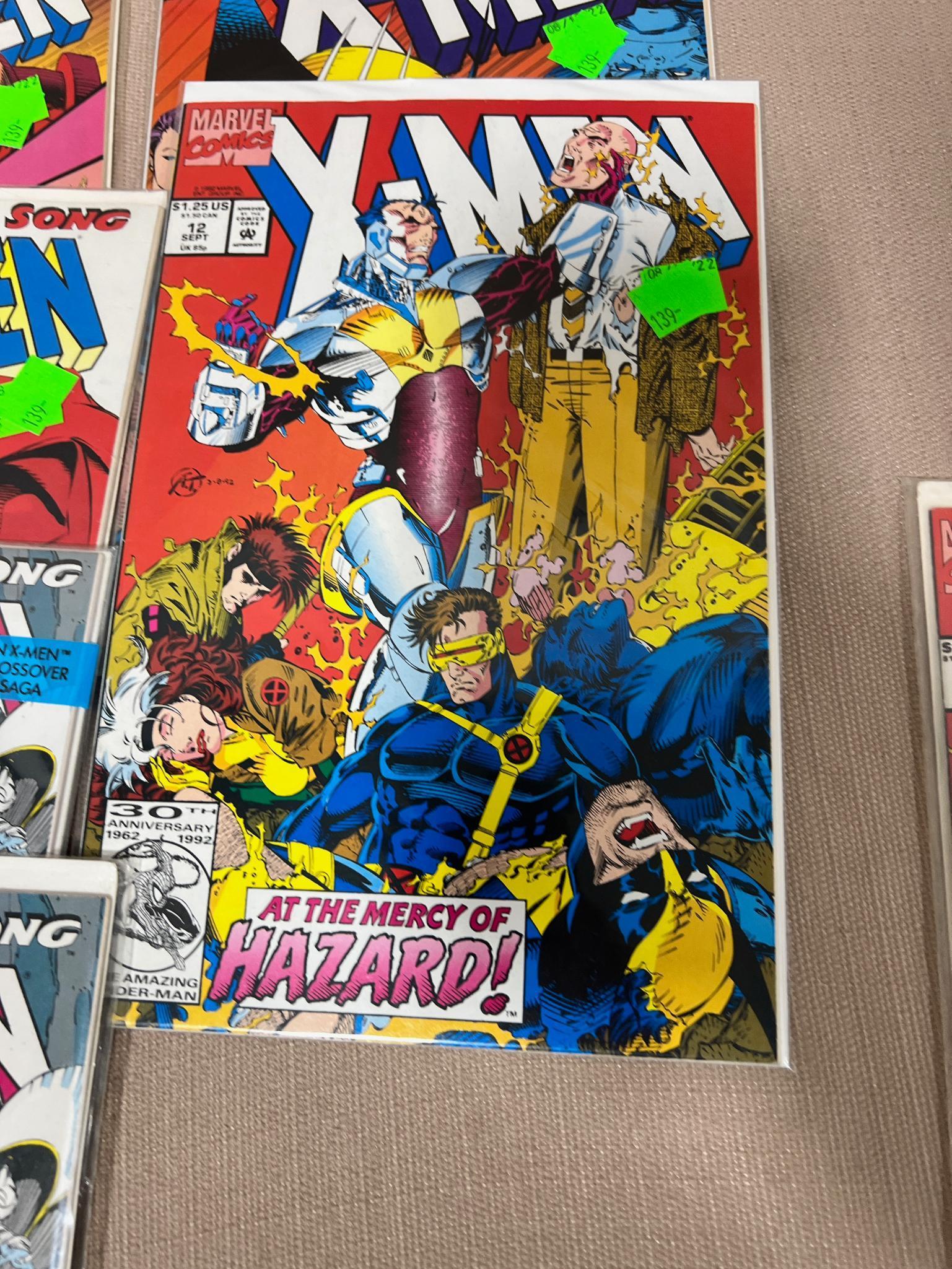 20- X-Men Comics Books Minus 1, 4,5,7,8,(2) 10, 11, (2) 12, 13-15, (2) 16, 17-23, 27, 28