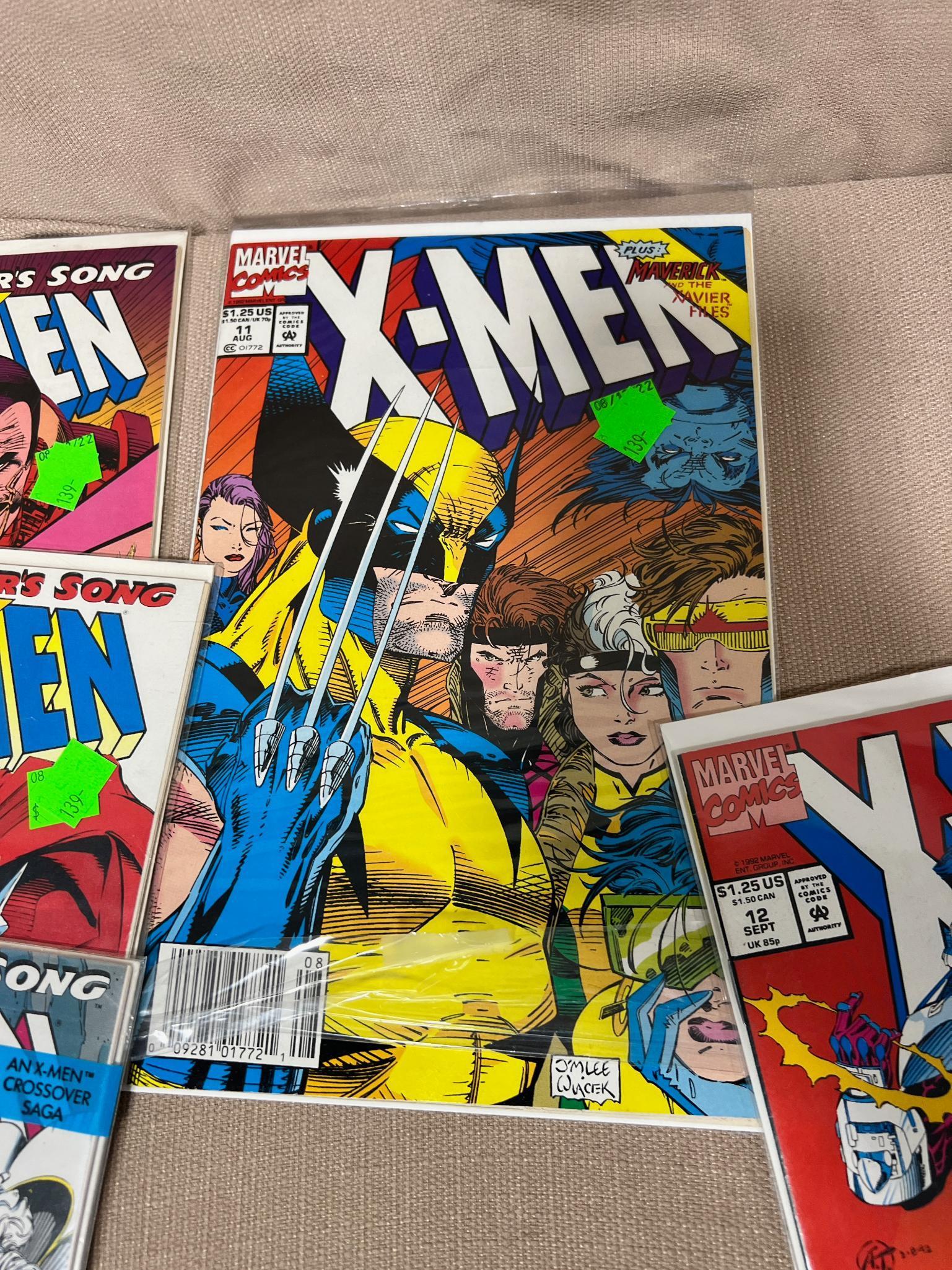 20- X-Men Comics Books Minus 1, 4,5,7,8,(2) 10, 11, (2) 12, 13-15, (2) 16, 17-23, 27, 28