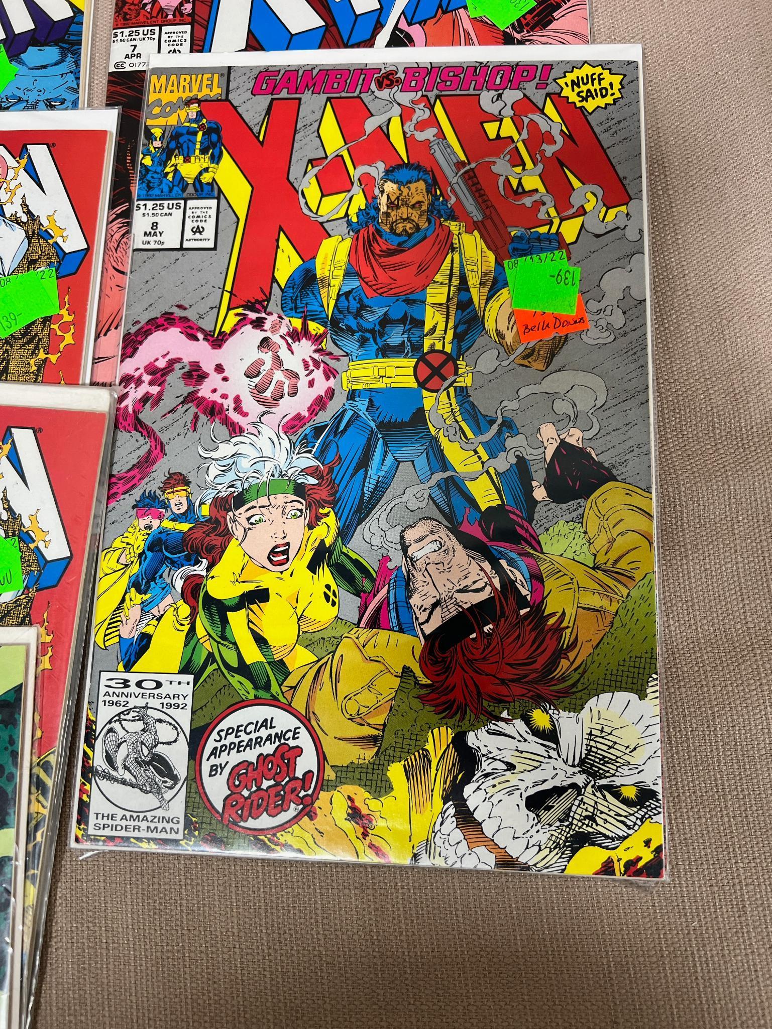 20- X-Men Comics Books Minus 1, 4,5,7,8,(2) 10, 11, (2) 12, 13-15, (2) 16, 17-23, 27, 28