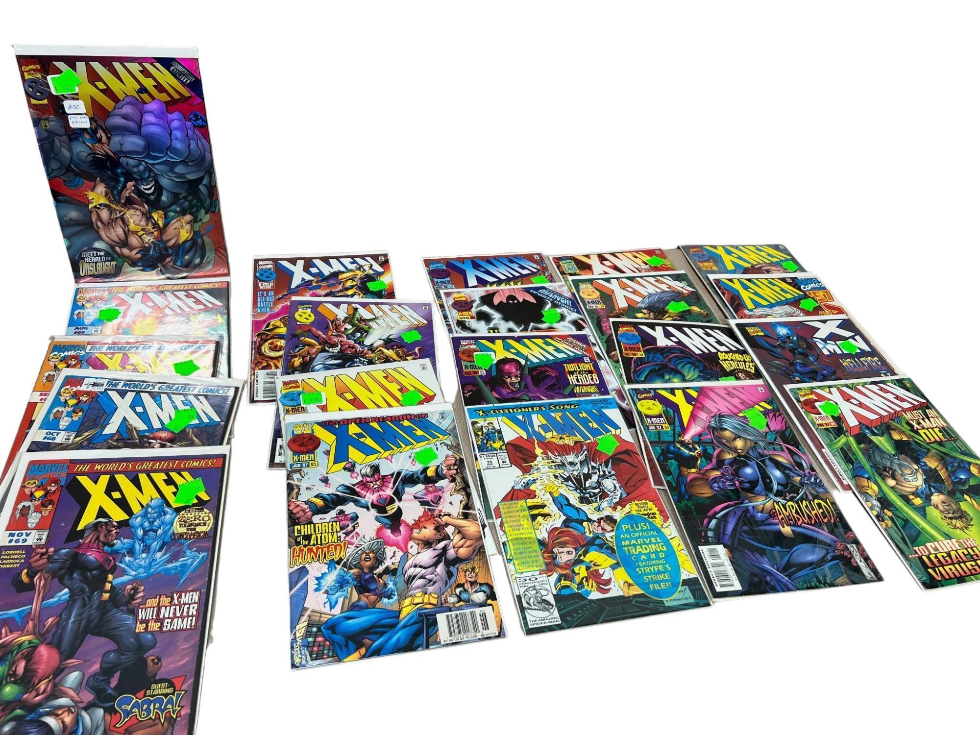 21- X-Men Deluxe including No. 50 FULL COVER