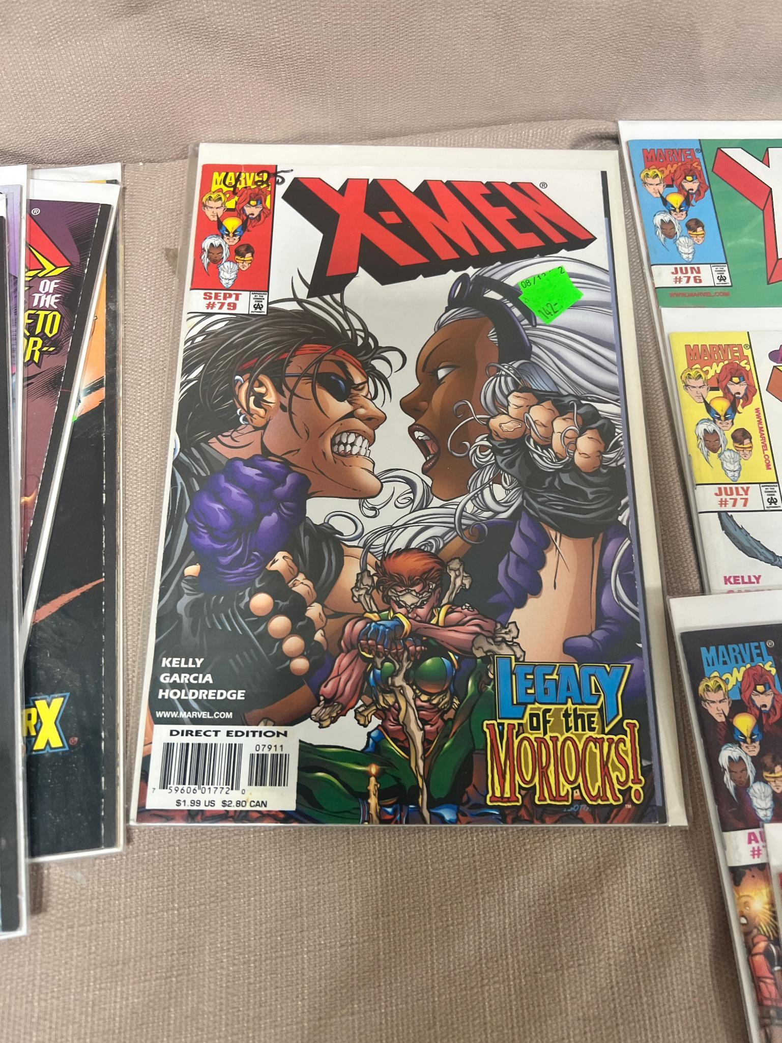 20 X-Men comic Books, 63, 71-74, (2) 75, 76-78, (2) 79 and 81-87