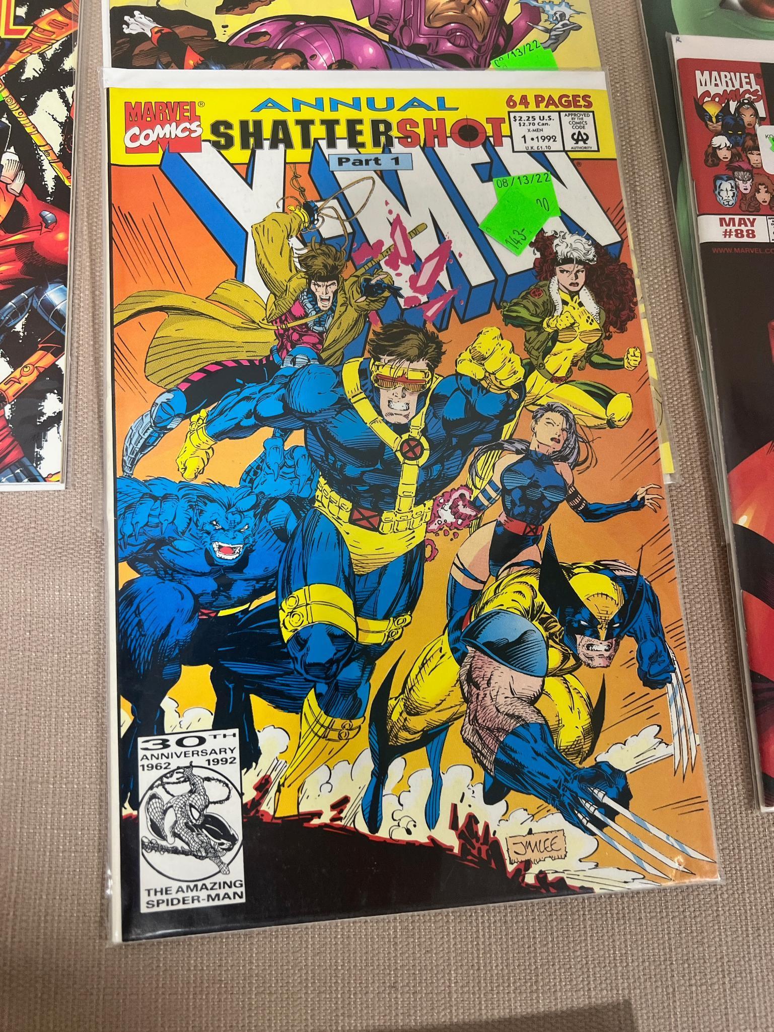 14 X-Men Comic Books 88-93, 96-98, 181 and 4 Annuals