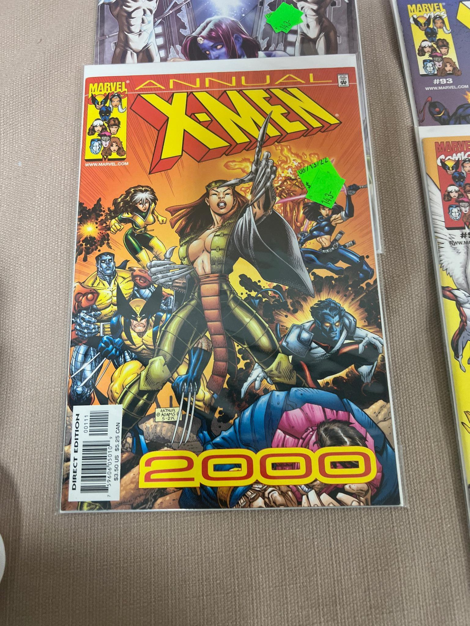 14 X-Men Comic Books 88-93, 96-98, 181 and 4 Annuals