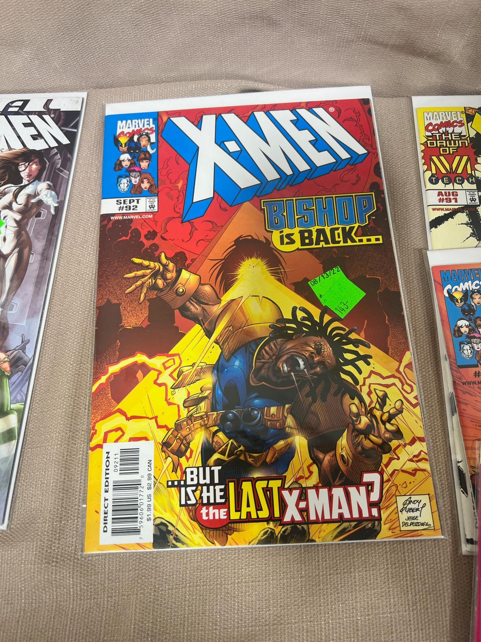 14 X-Men Comic Books 88-93, 96-98, 181 and 4 Annuals