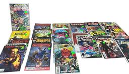 25 Marvel Comics Including Secret Wars no. 6 with Death of Wasp