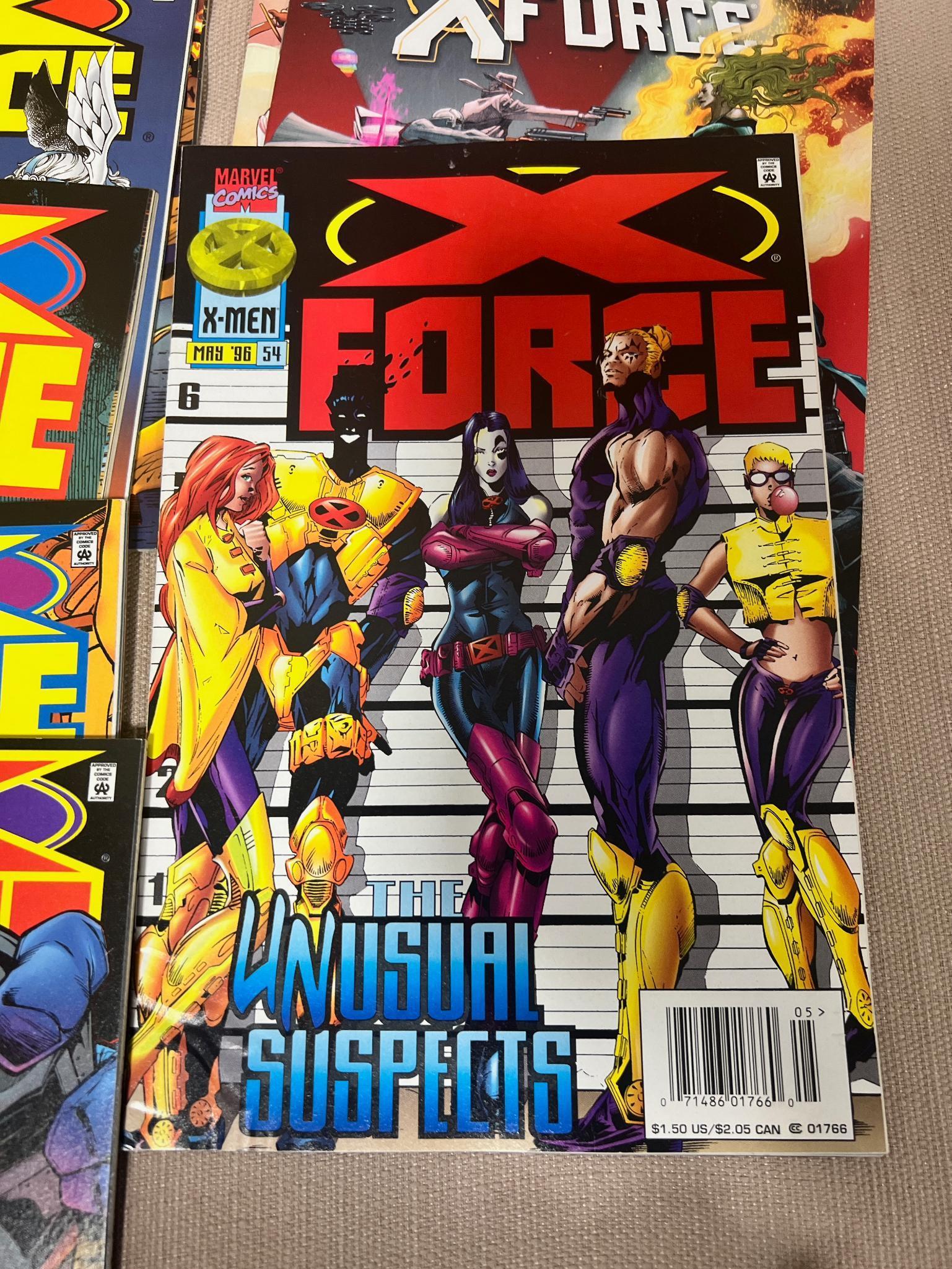 Lot of Asst. X Force and X-51 Comic Books among others