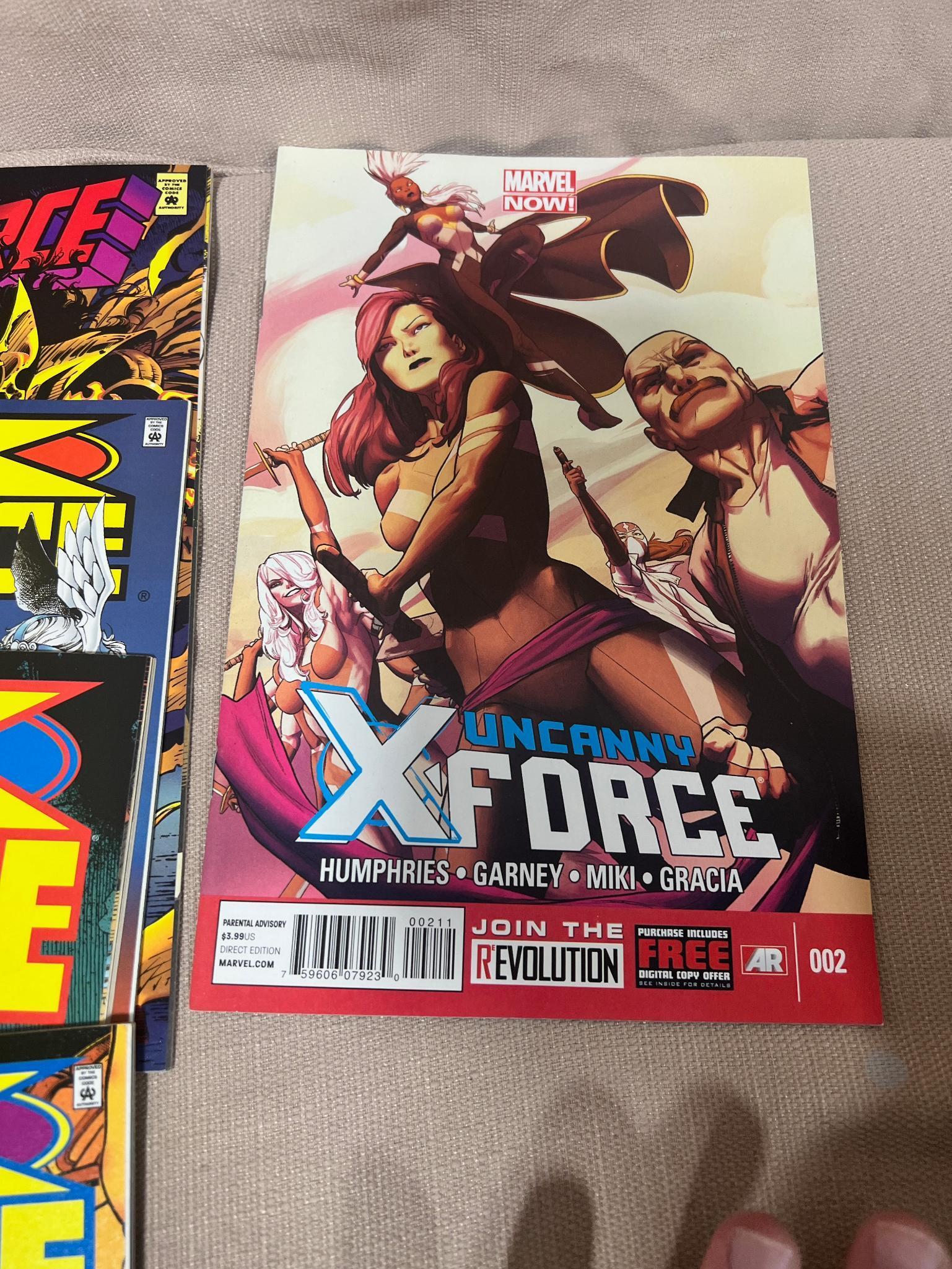 Lot of Asst. X Force and X-51 Comic Books among others