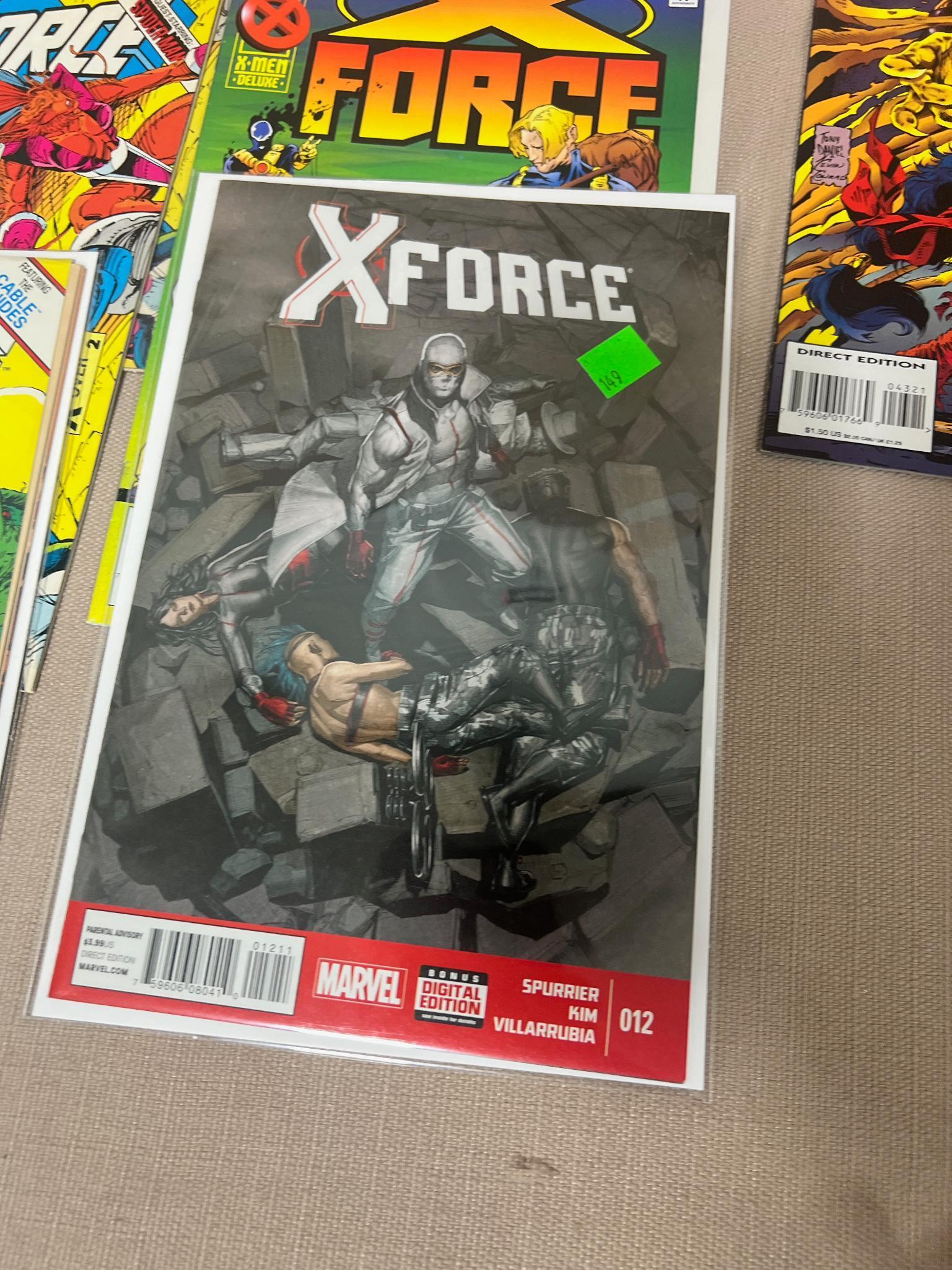 Lot of Asst. X Force and X-51 Comic Books among others