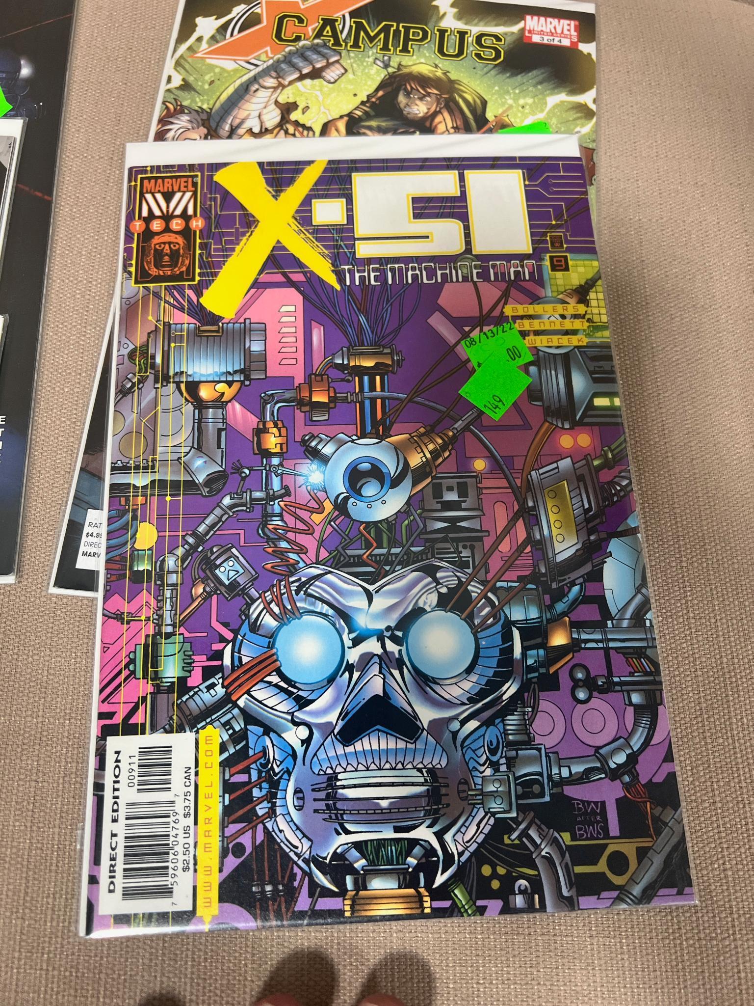 Lot of Asst. X Force and X-51 Comic Books among others