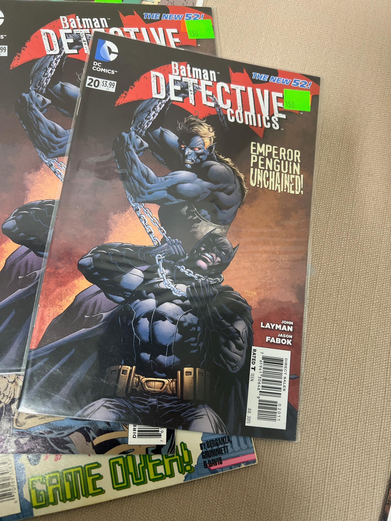DC Comic lot, Batman and Superman among others, some older dates, and Action, Justice League & more