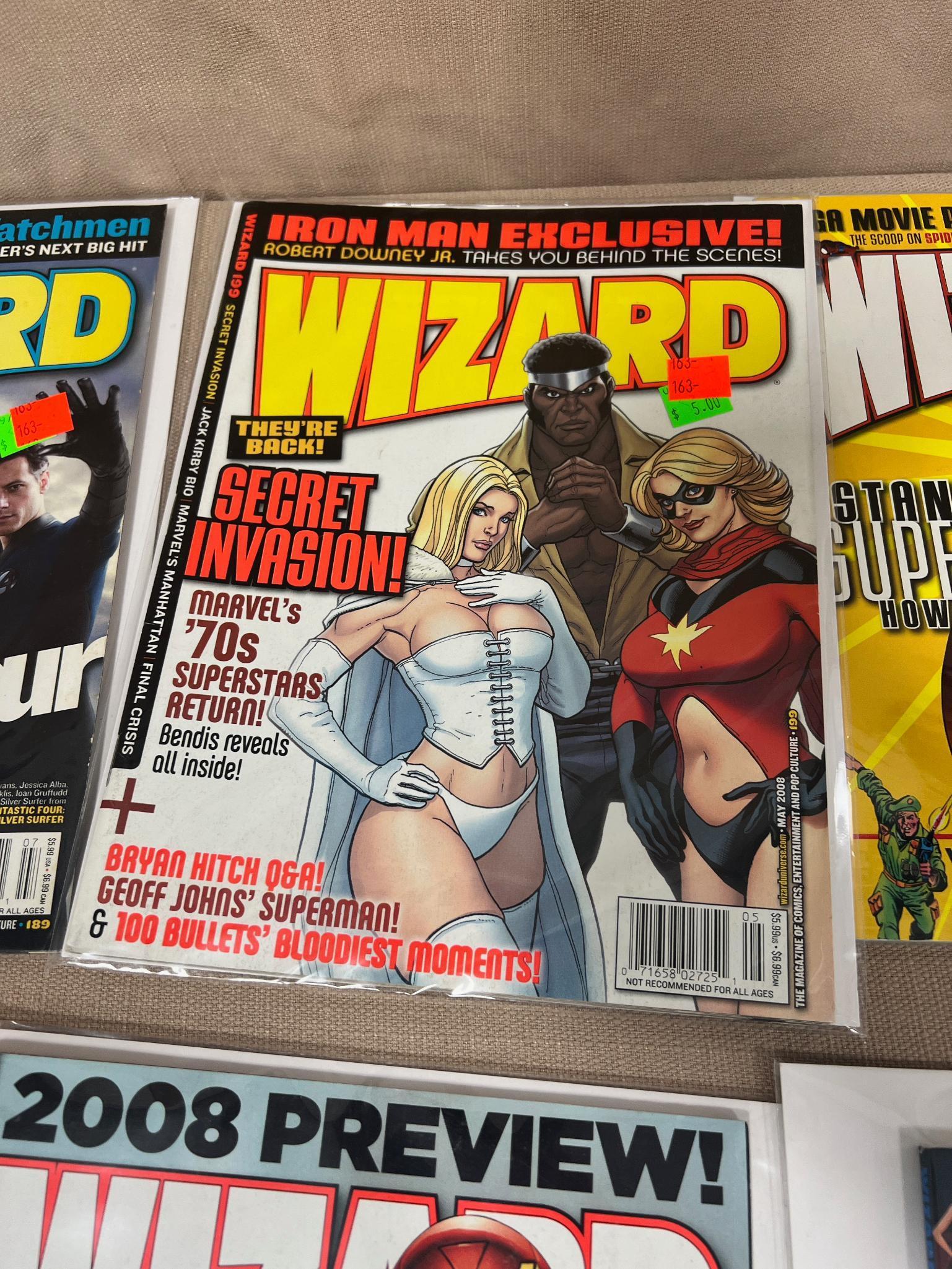 12- Asst. Date Wizard Magazines