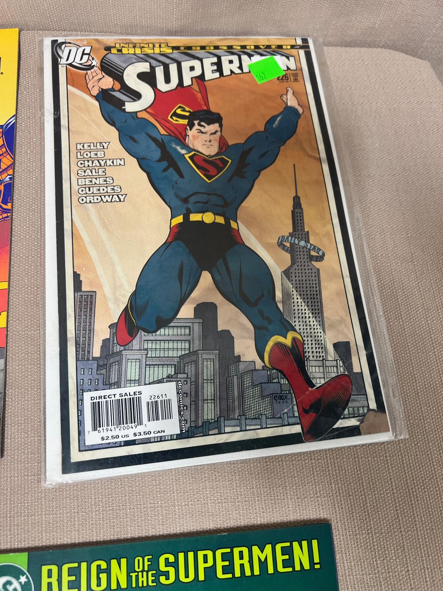 20+ Superman and related DC comics, plus a Batman Comic