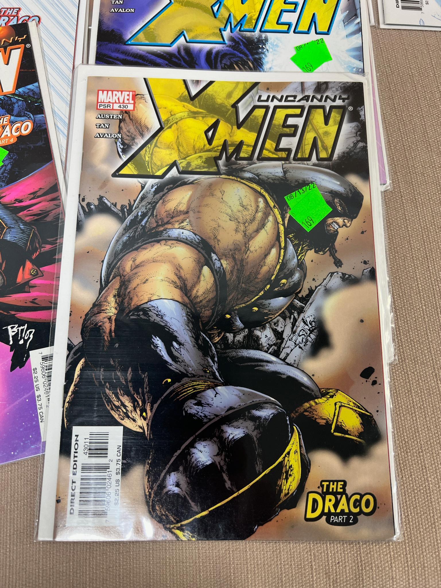 20+ Uncanny X-Men and related Comic Books issues 424- 436, some dups, some gaps, see pics