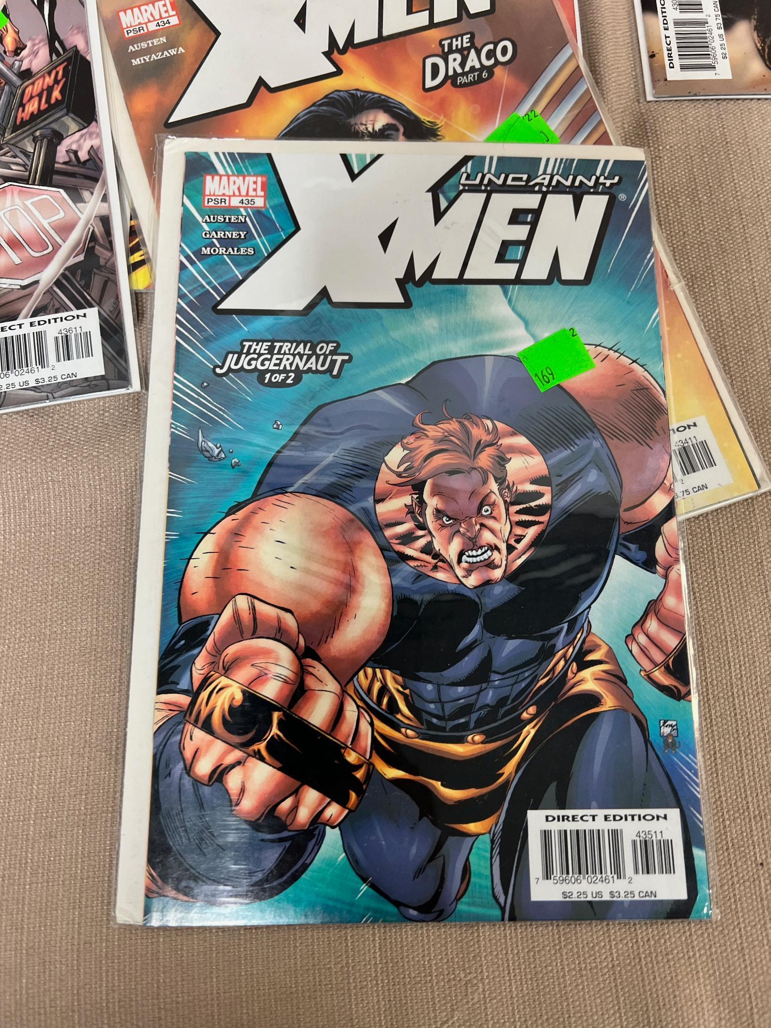 20+ Uncanny X-Men and related Comic Books issues 424- 436, some dups, some gaps, see pics