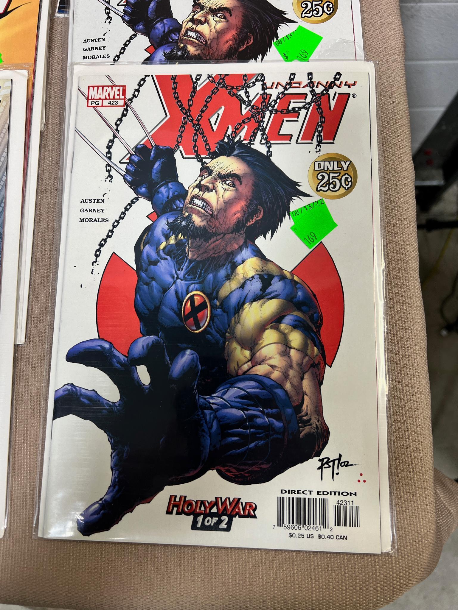 20+ Uncanny X-Men and related Comic Books issues 424- 436, some dups, some gaps, see pics