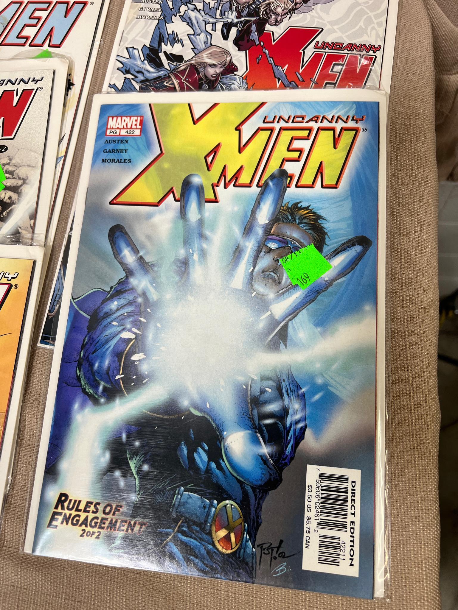 20+ Uncanny X-Men and related Comic Books issues 424- 436, some dups, some gaps, see pics