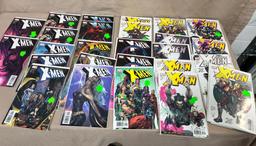 20+ Uncanny X-Men and related Comic Books issues 437-455, some dups, some gaps, see pics