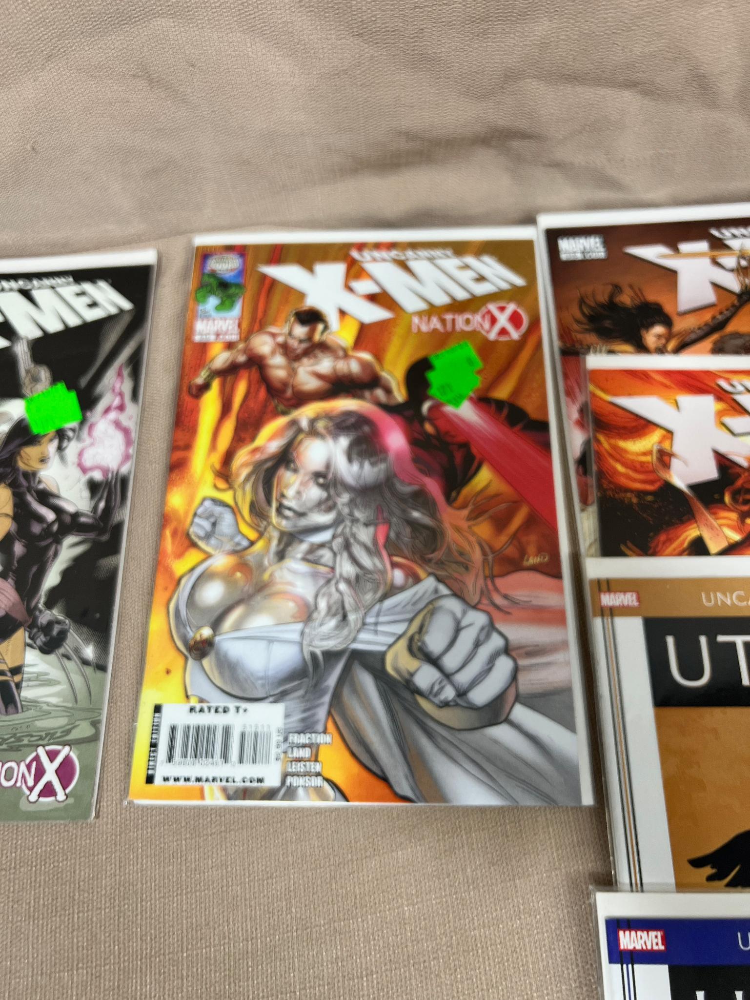 20+ Uncanny X-Men and related Comic Books issues 502-527, some dups, some gaps, see pics