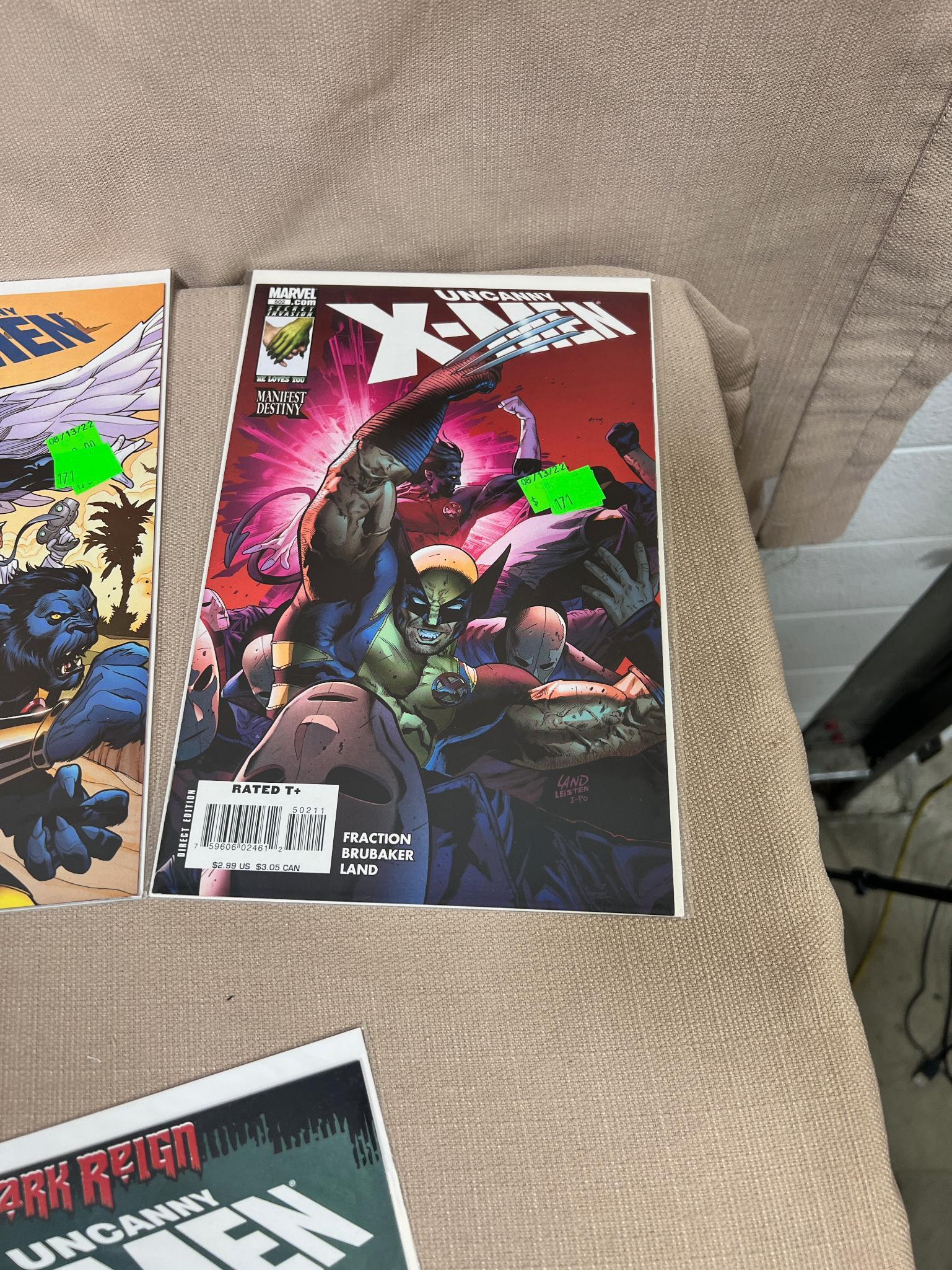 20+ Uncanny X-Men and related Comic Books issues 502-527, some dups, some gaps, see pics