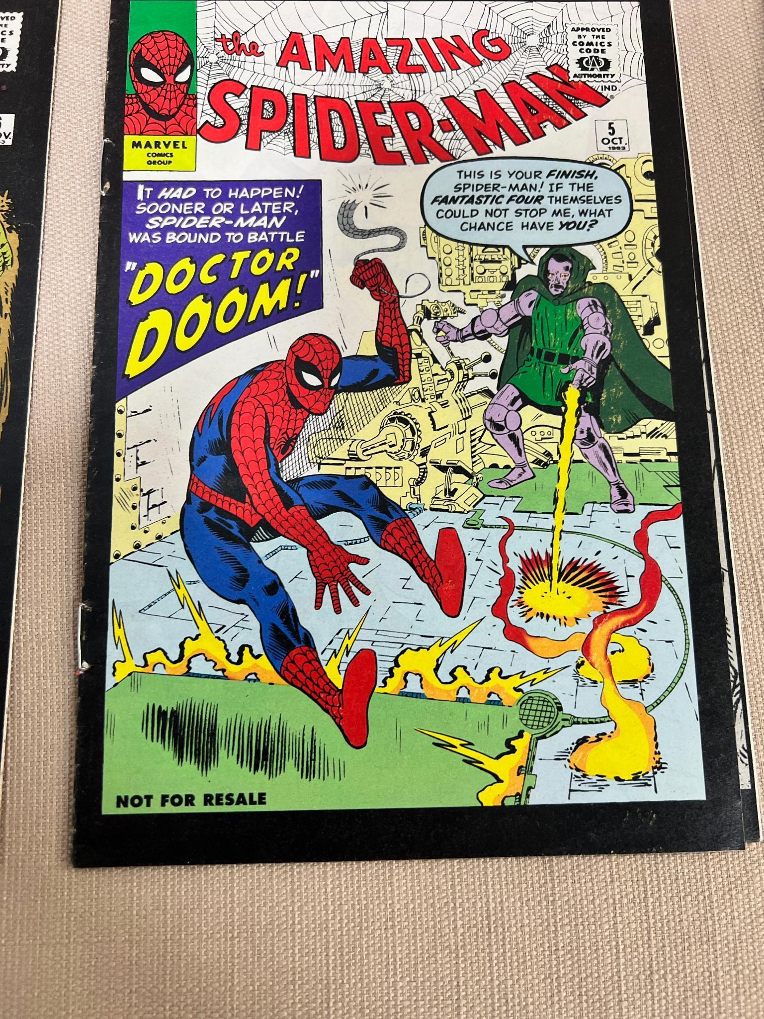 7- Spiderman Comic Books, including some collectible series
