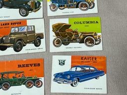 10- Topps World On Wheels cards, nos- 111,120,126,131,135,137,140,146,156, and 159