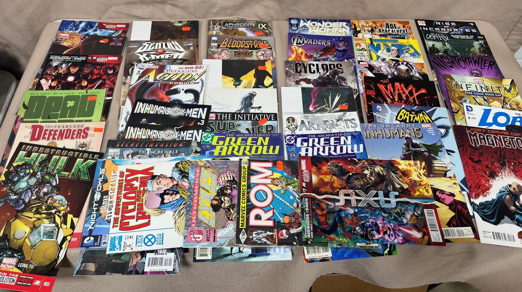 40+ Asst. Comic Books, see pics for comics included
