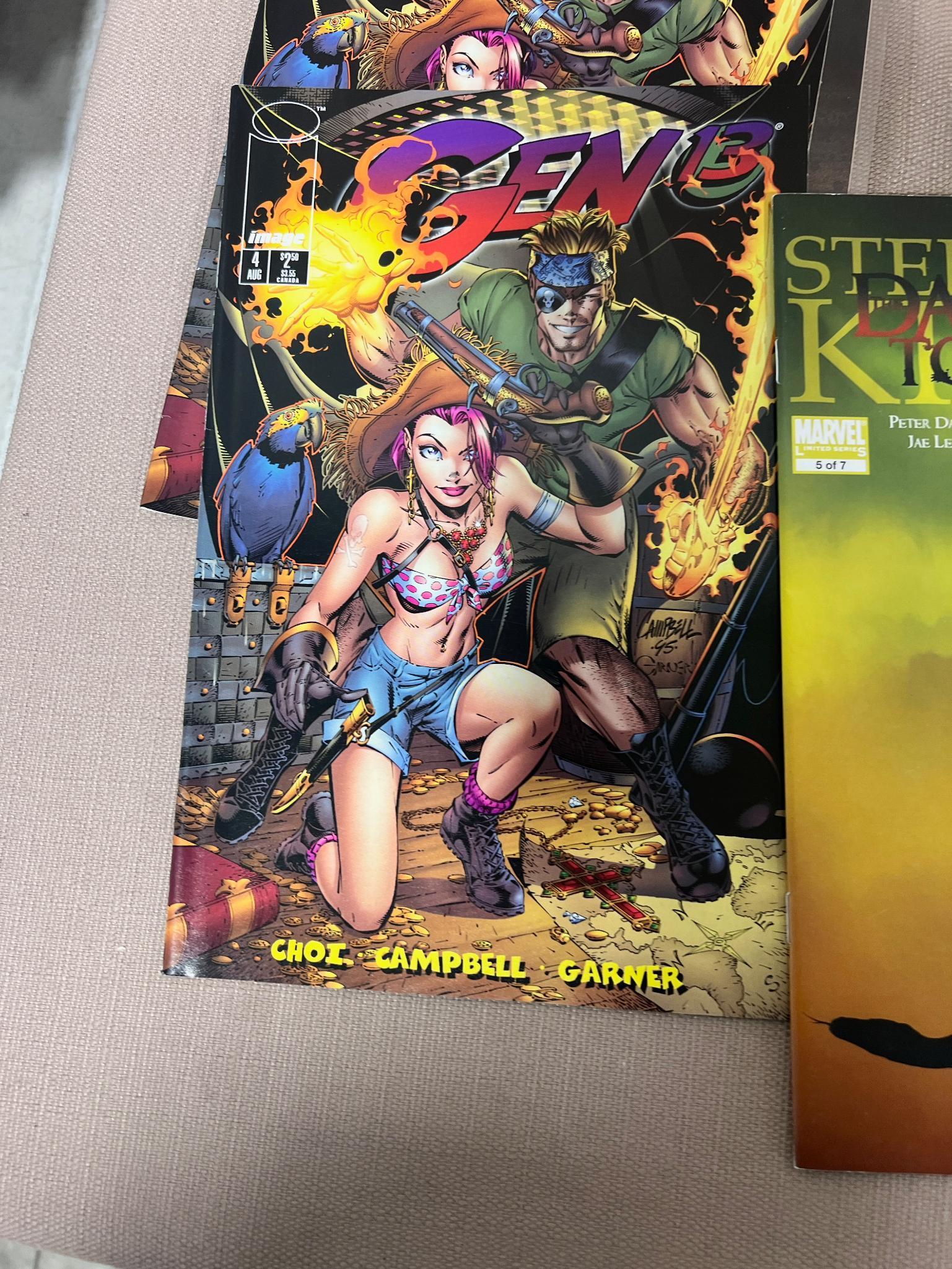 30+ Asst. Comic Books, see pics for comics included