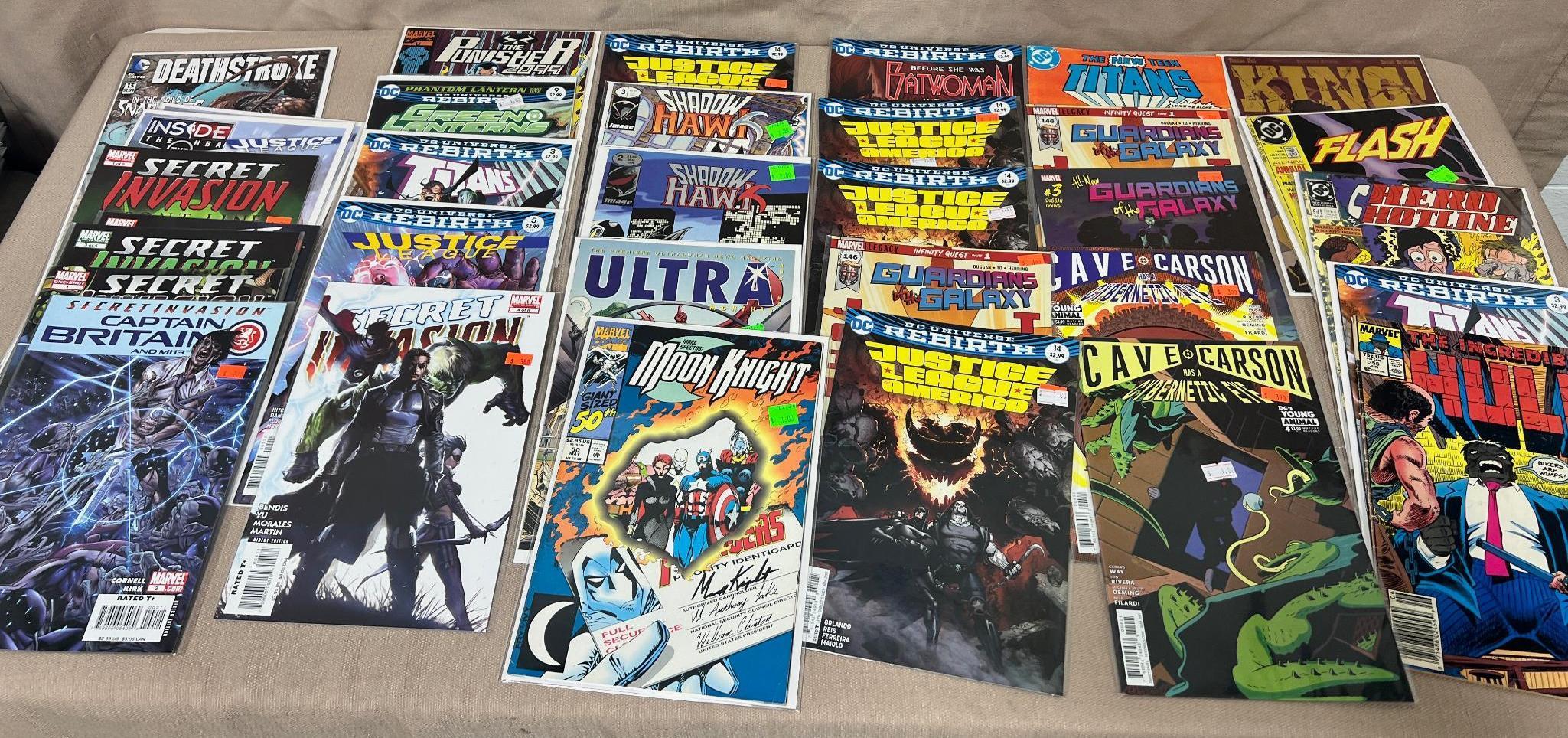 30+ Asst. Comic Books, see pics for comics included