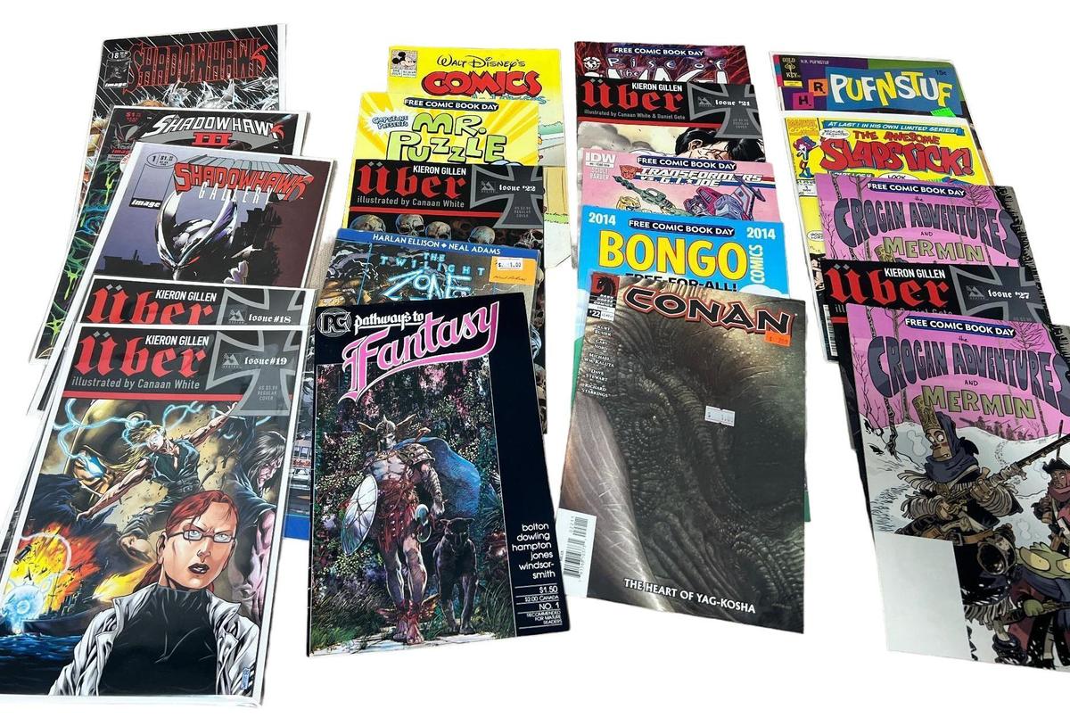 20 Asst. Comic Books, see pics for comics included