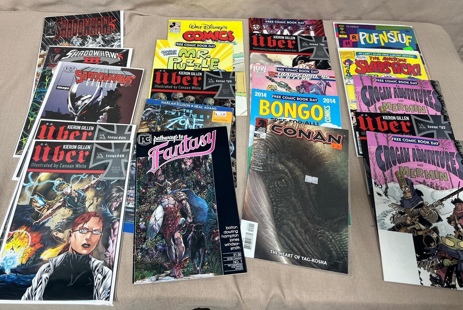 20 Asst. Comic Books, see pics for comics included