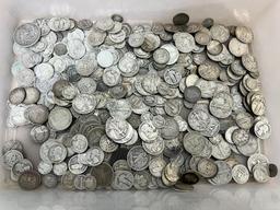 $106.60 Face Value of Asst. Constitutional 90% silver coins, Morgans, Silver Quarters, Dimes& hal...