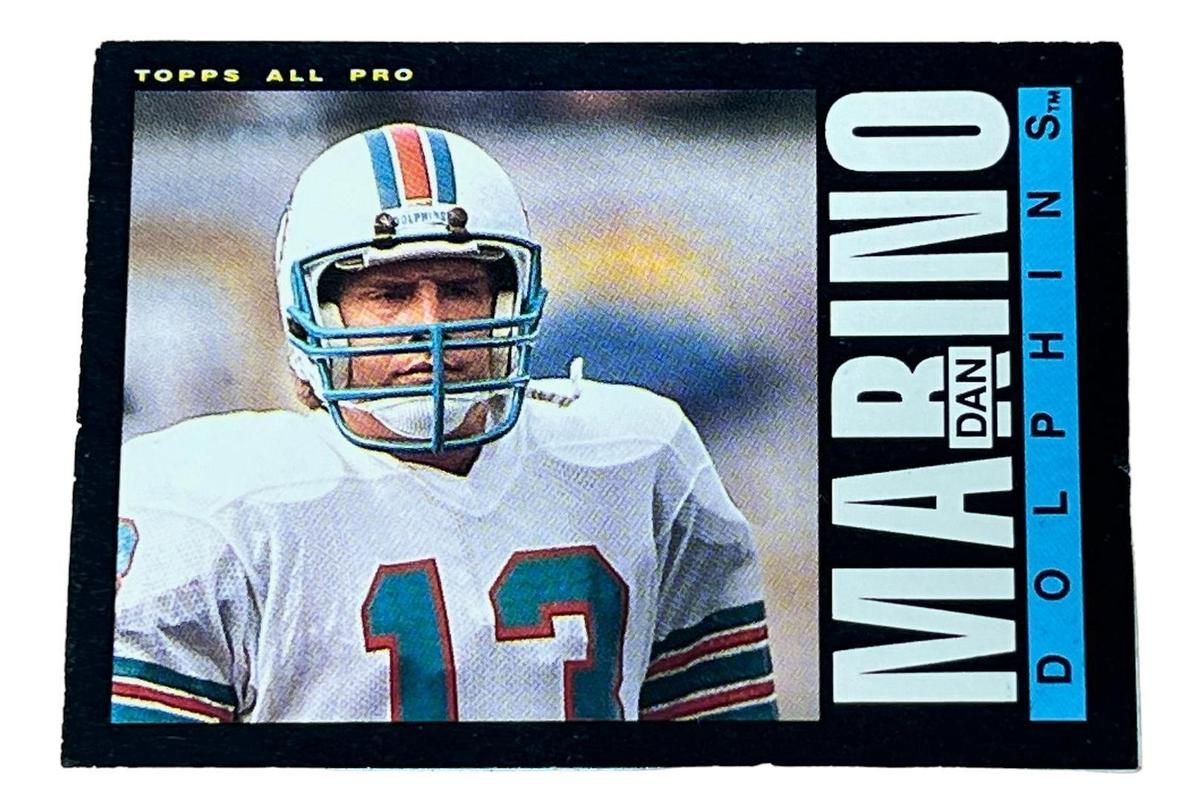 1985 Topps All Pro #314 Dan Marinom Miami Dolphins HOF NO BACK