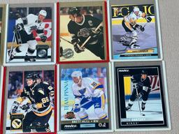10- Hockey Trading Cards, Wayne Gretzky, Mario Lemieux, Jeromir Jagr,and  Brett Hull