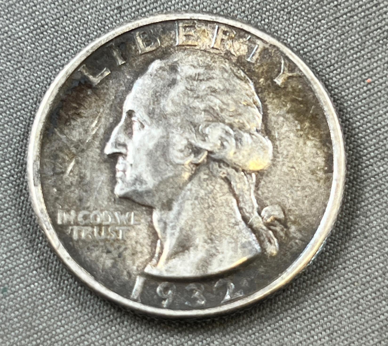 1932 US Washington Quarter, 90% silver