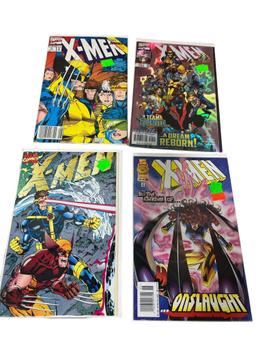 4- X-Men Comics, Giant Size #80, No. 11, no. 53 (1st Onslaught) and one other