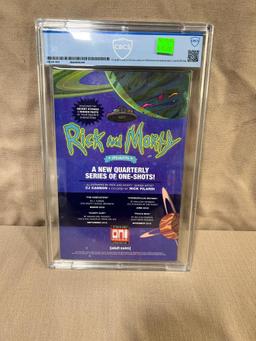 Rick and Morty Presents: The Vindicators #1 graded 9.8 in CBCS holder