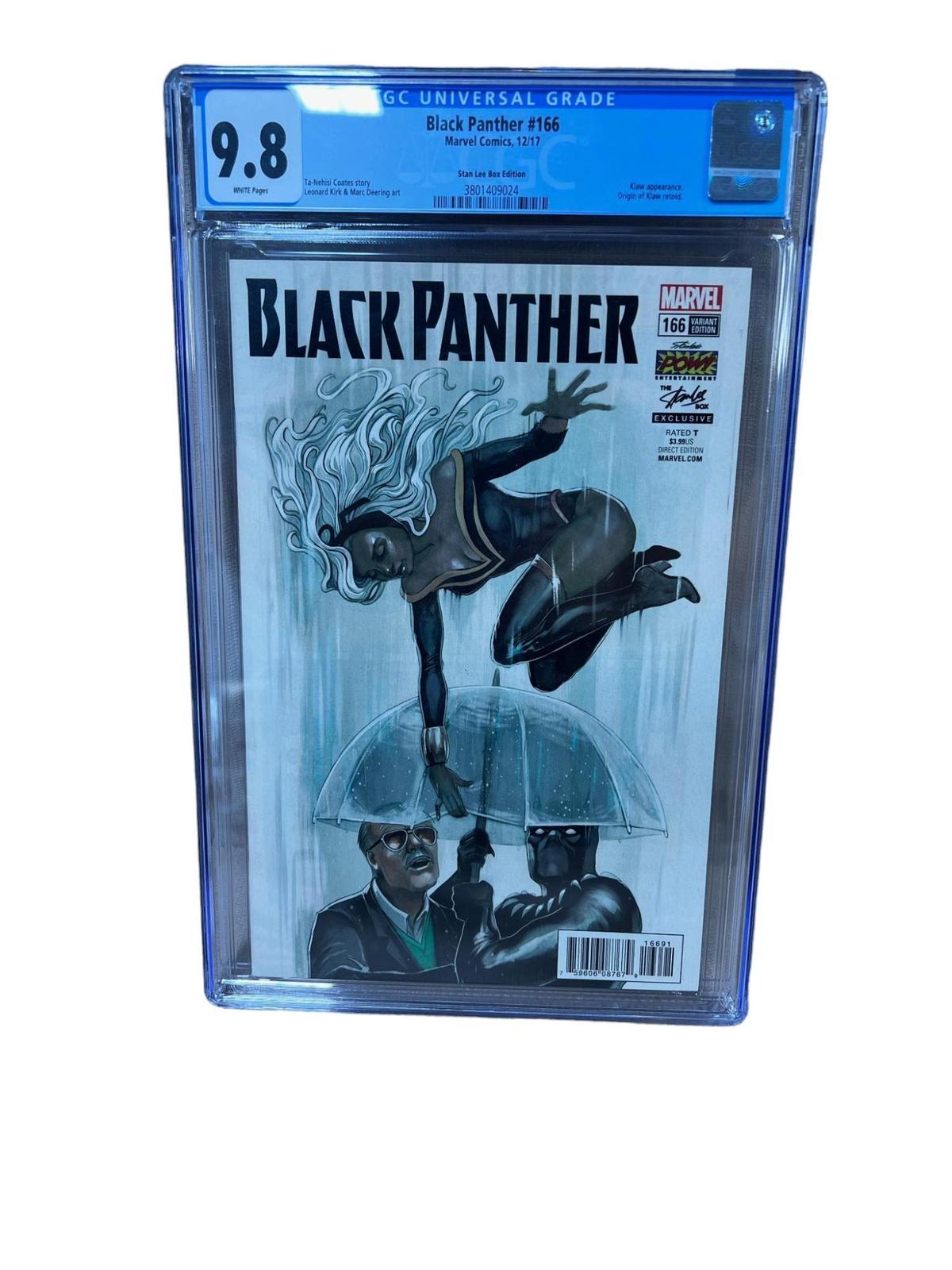 AUCTION SPOTLIGHT! Black Panther #166 Stan Lee Box Edition graded 9.8 in CGC holder