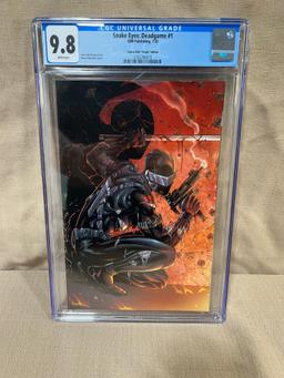 Snake Eys: Deadgame #1 comic book graded 9.8 in CGC holder