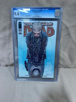 Walking Dead #91 comic book graded 9.4 in CGC Holder