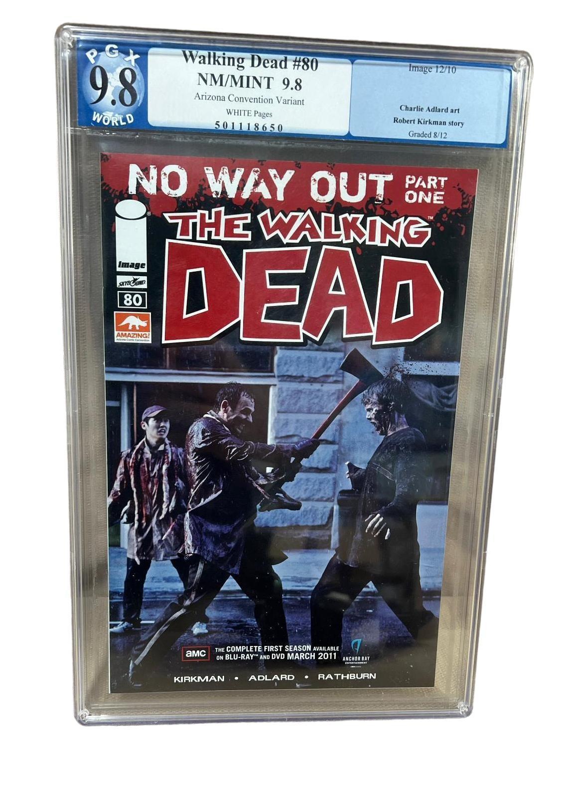 Walking Dead #80 Comic Book graded 9.8 in PGX Holder