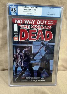 Walking Dead #80 Comic Book graded 9.8 in PGX Holder